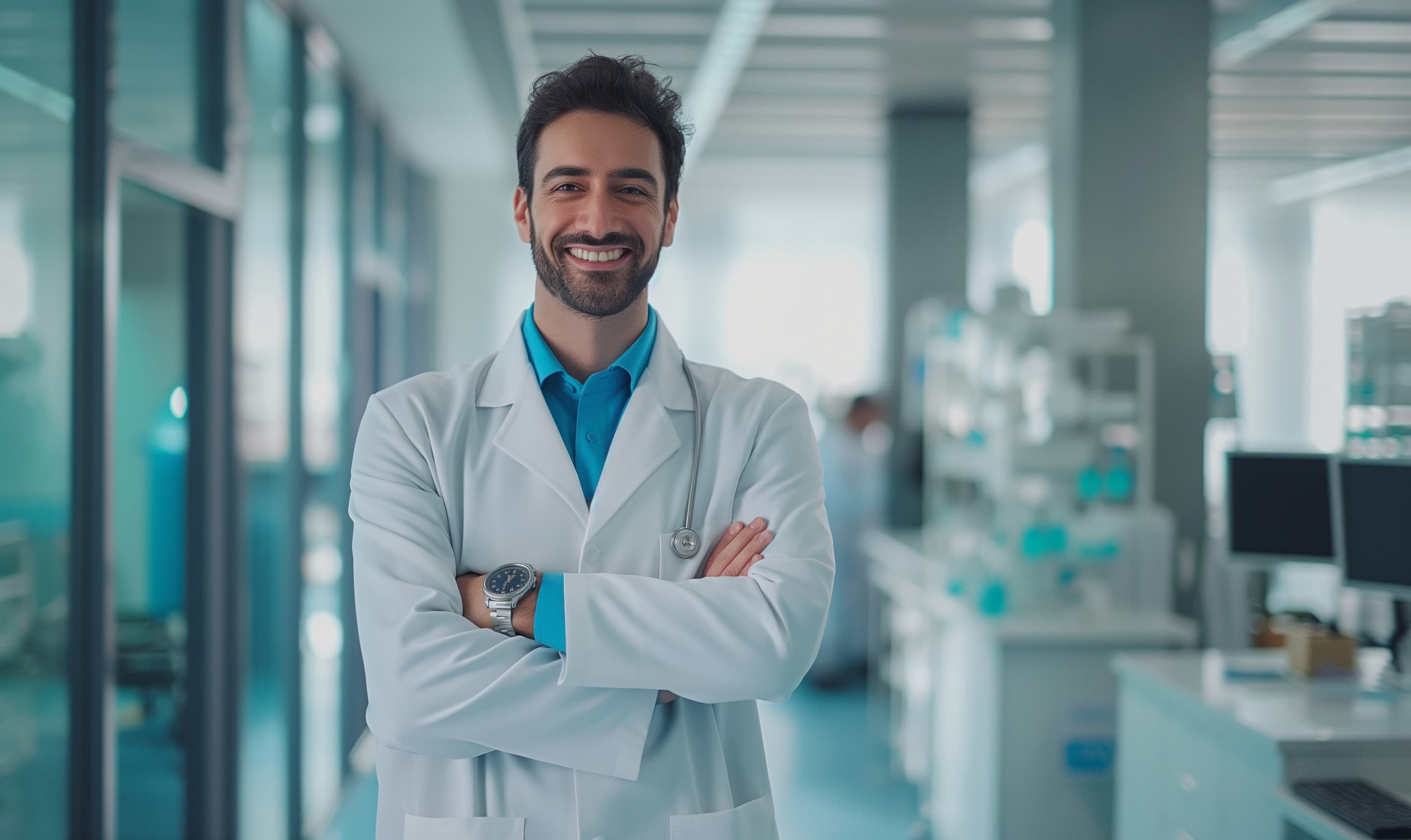 Scientist working in a laboratory
